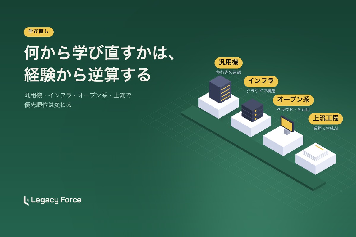 40代・50代エンジニアは何を学び直す？経験別の優先順位